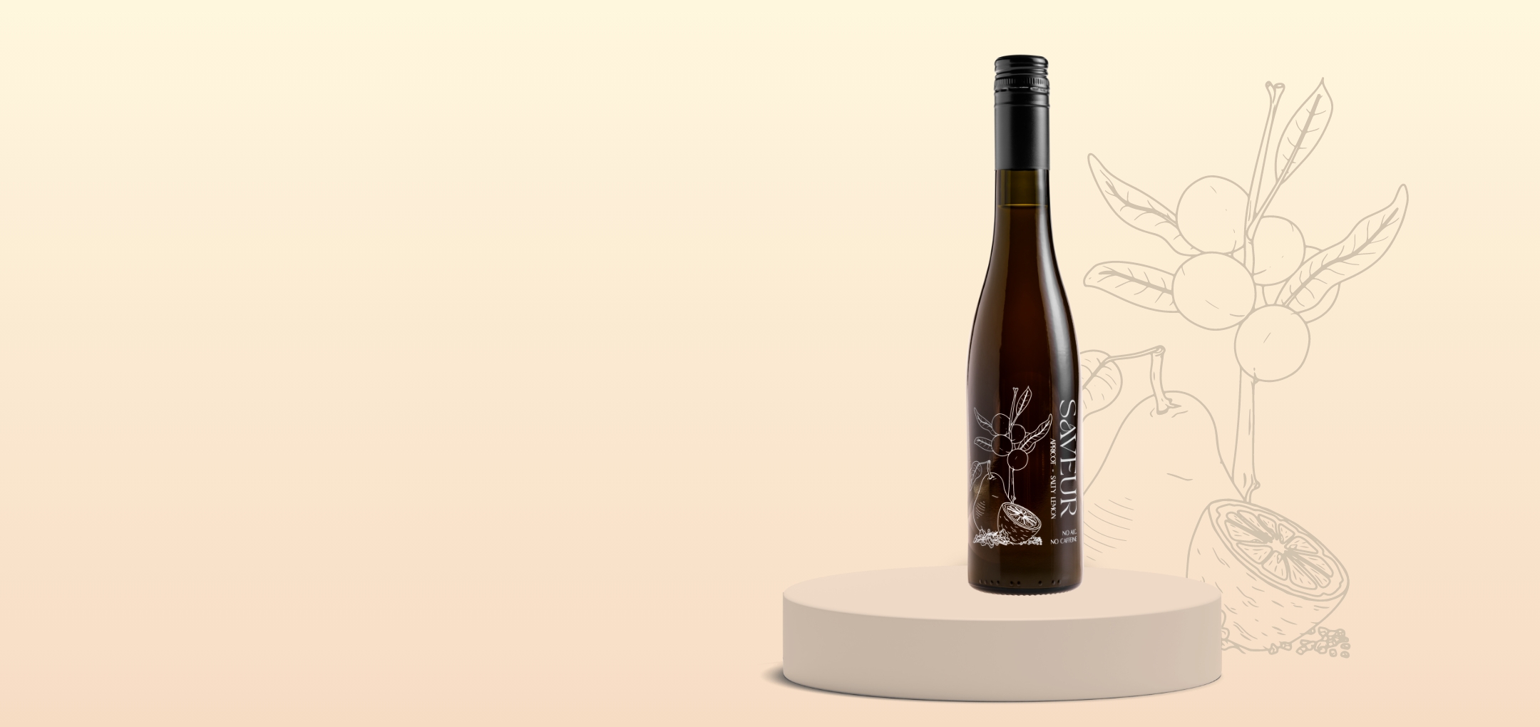 Banner Saveur Drinks - Apricot Salty Lemon